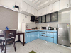 1BHK Dining and Kitchen of Sakshar Homes TrustedStay Service Apartment in Gachibowli Hyderabad